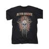 Men'S Alter Bridge Band Royal Skull Black T-Shirt with O-Neck, Full Size Unisex, Novelty Short Sleeve Tee, Model Lte54
