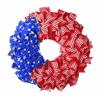 Independence Day Wreath Remembrance Day Garland Decor Door Wreath Wall Hanging Garland Holiday Decor Wreath Front Door Wall