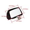 1PC Black Blind Spot Mirror Auto Convex Rear Side View Car Truck SUV