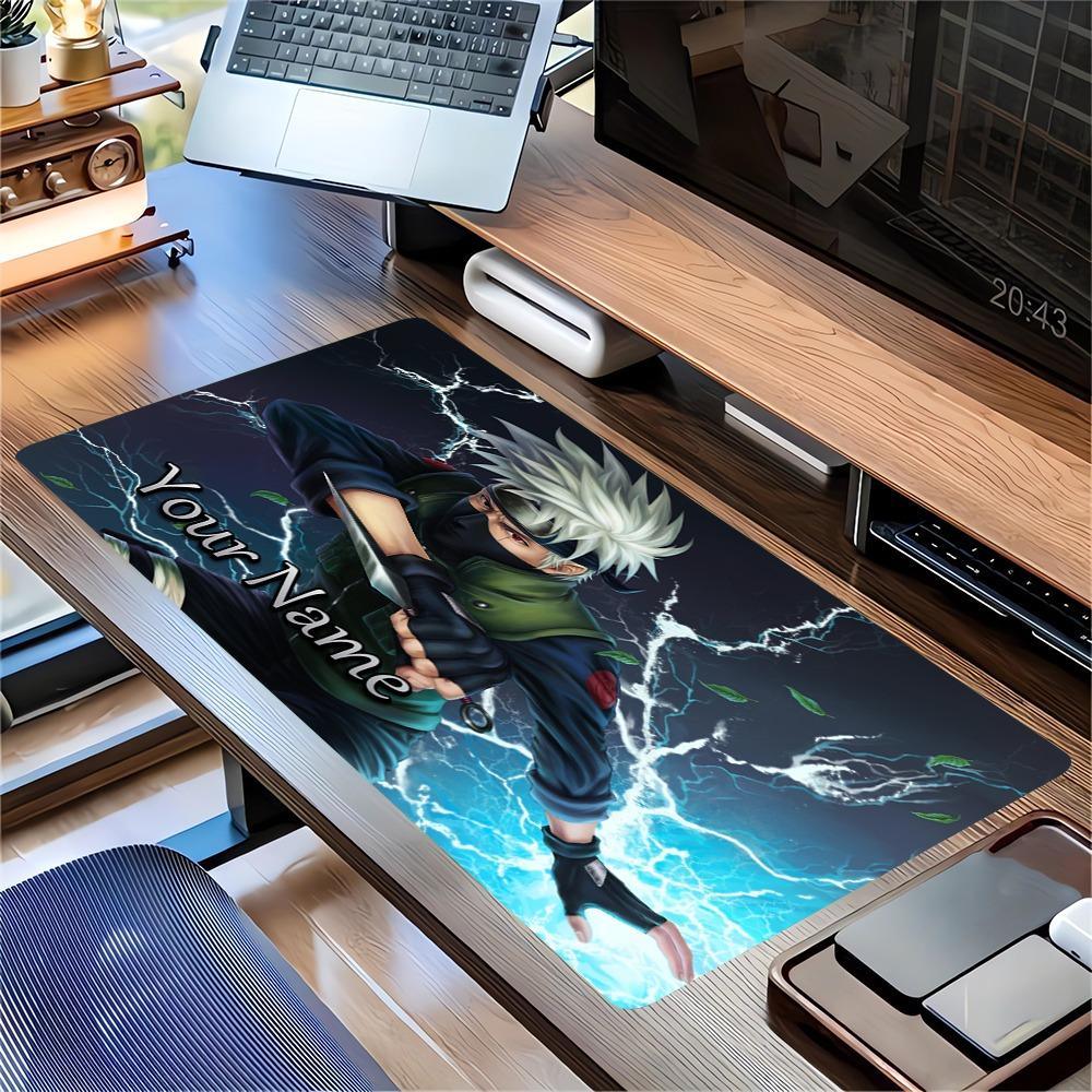 Custom Warrior Pose Large Gaming Mouse Pad Nonslip Rubber Base Waterproof Desk Mat For Office Pc Laptop
