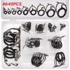 Stainless Steel O Ring Tackle Box Accessories Fishing Rod Guide Eye Ceramic Ring Tip Repair Kit