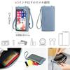 Smartphone pouch women operable while use shoulder bag wallet diagonal carry vertical type lightweight slim multifunctional pochette mobile card