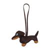 Mode Auto Dackel Hund Keychain PU Leder Hund Schlüsselanhänger Schlüssel Schmuckstück Tasche Halter Für Frauen Je Y7L9