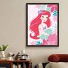 DIY Diamond Painting The Playful Mermaid Princess Cross Stitch Kit Mosaic Art Diamond Painting Full Circle Diamond Home Decoration