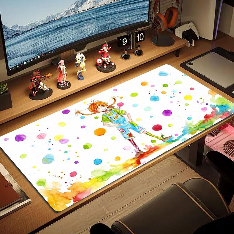 Colorful Dreamscape Large Size Mouse Pad Large Gaming Table Cushion Nonslip Laptop Tablet Big Mousepad Xxl Mat Mini Pc Playmat With Lock Edge
