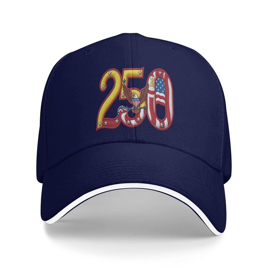 250. Geburtstag Patriotische USA-Flagge Lässige Baseballkappe Outdoor-Sport Trucker-Hut Sommer Sonnenschutz Paar Damen Baseballkappen