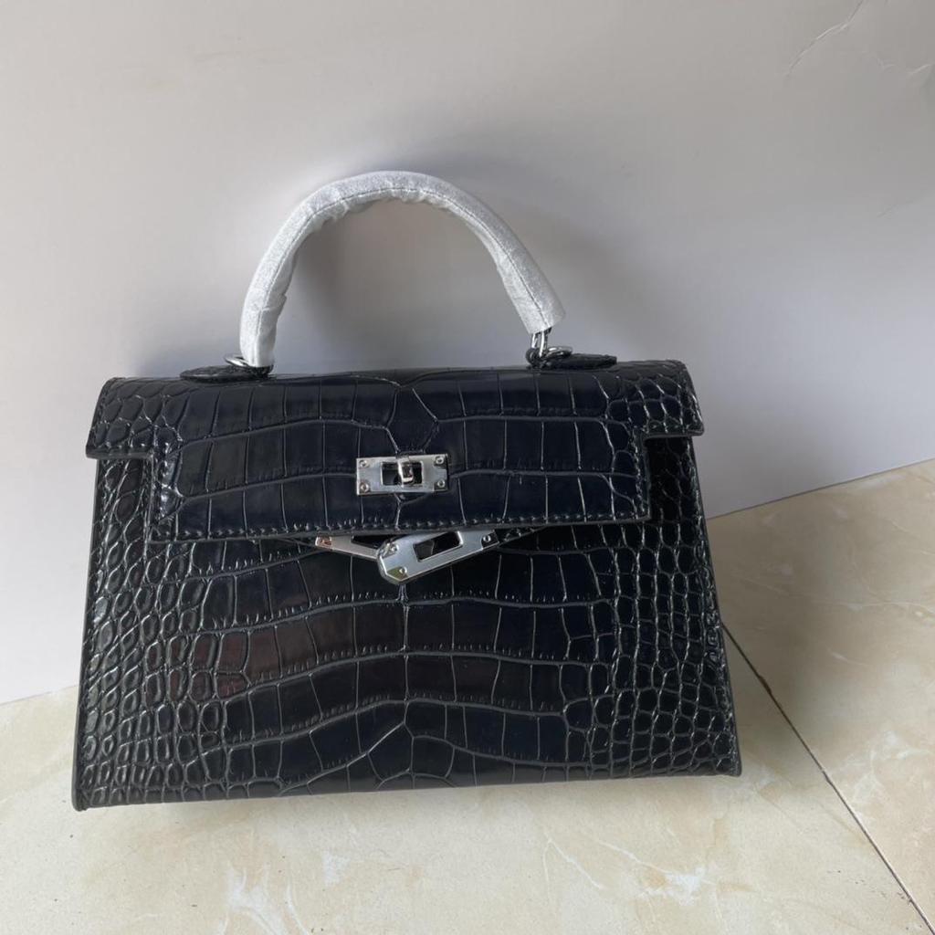 Kabelka Kelly se vzorem krokodýlí kůže 2025: Retro kabelka přes rameno a crossbody, horký prodej