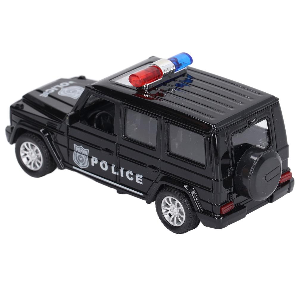 1/32 Scaled Alloy Police Vehicle Model Blinking Lights Ingenious Children Car Toy for Gifts