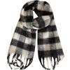 Xinxinzi black and white plaid imitation cashmere scarf autumn and winter atmosphere new ins style versatile plaid scarf