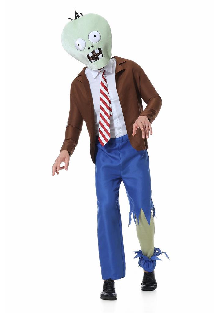 2025 Zombie Cosplay Costume Plants vs. Zombies Halloween Stage Performance Set