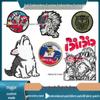 Anime Owl DIY Fabric Patches - Self-Adhesive, Embroidered Badges for Personalized Crafting