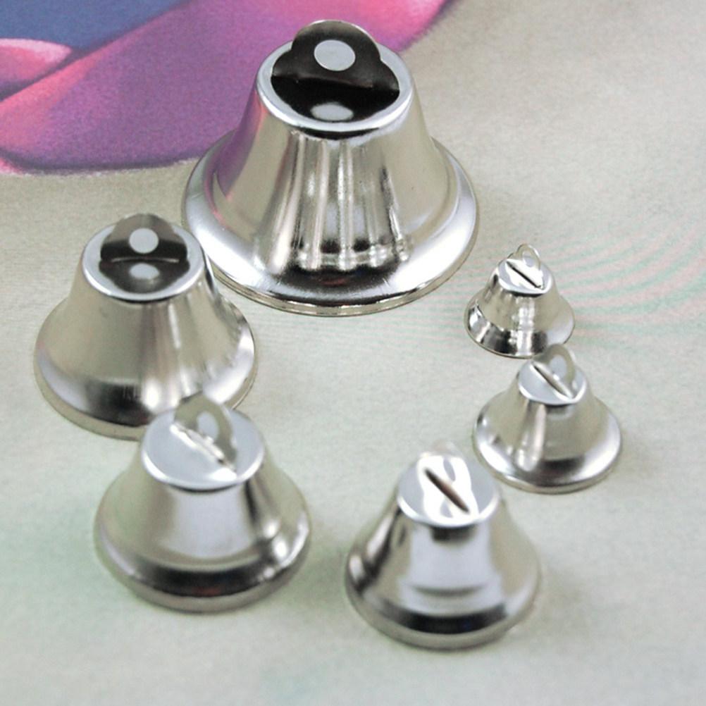 10Pcs 2.1cm Metallic Jingle Bells Christmas Tree Decorations Small Bell Pendants for Holiday Decoration DIY Jewelry Craft Home