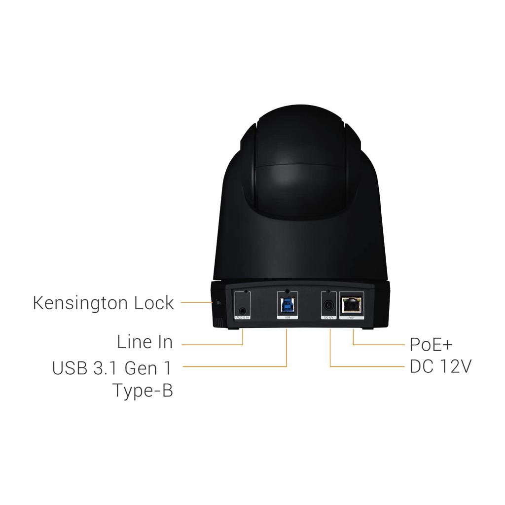 AVER DL30 Remote Camera with AI Auto Tracking Function Full HD 1080p 12x Optical Zoom Automatically Detects and Tracks People with AI (60fps)