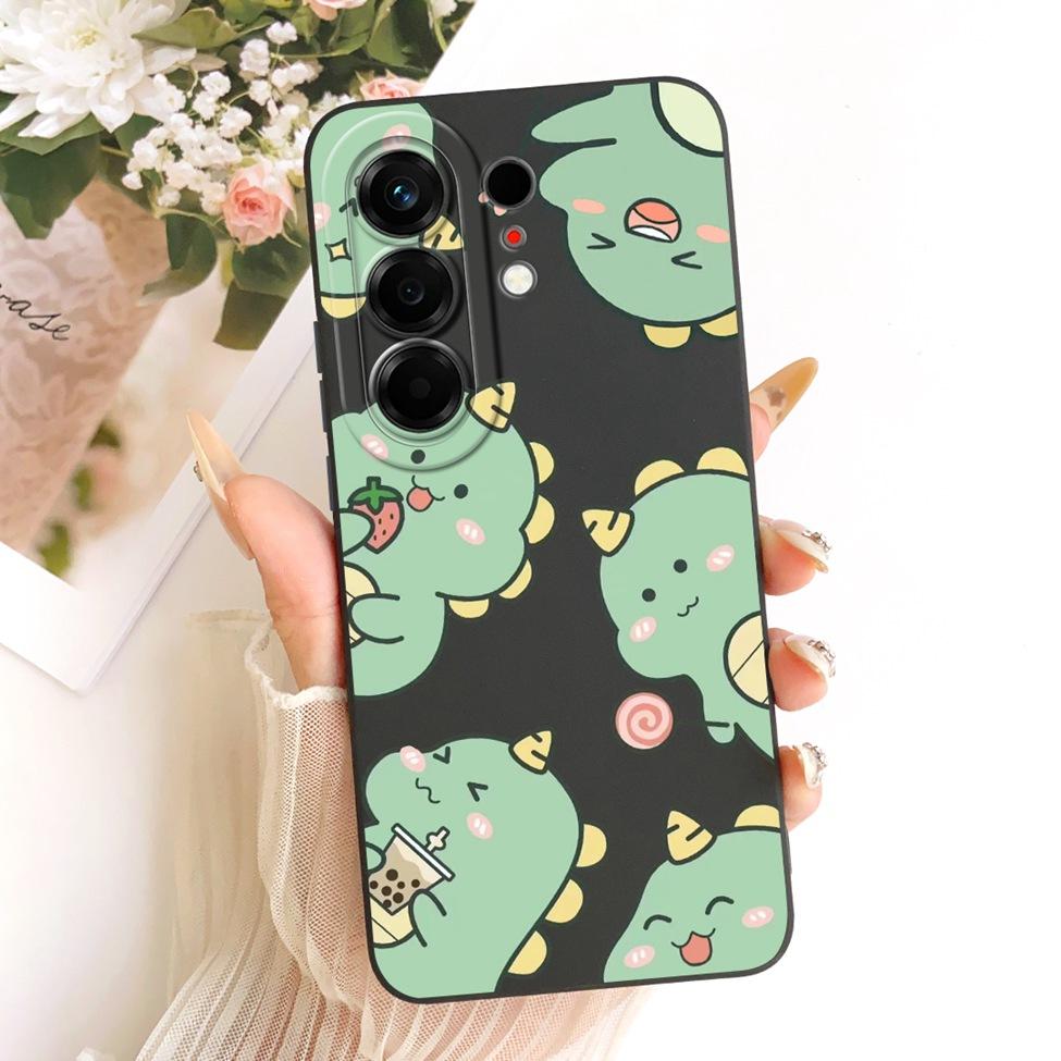 Hülle Für Tecno Camon 50 4G Cover CN5 Luxus Mode Blumen Kawaii Niedlich Bemalt Stoßfest Silikonhülle Für Techno Camon 50 4G