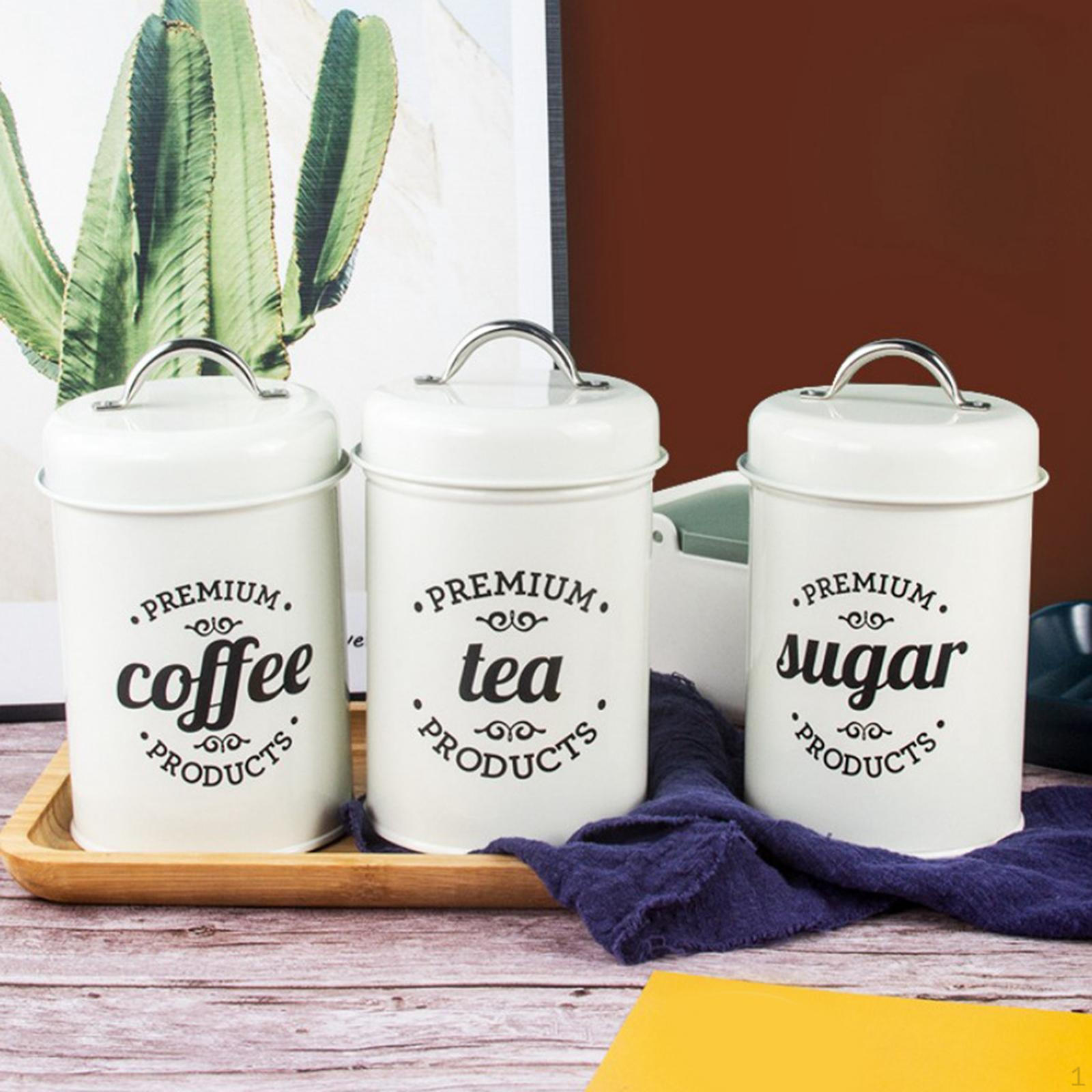 

Канистры для хранения шт., банки для кофе и чая, сахара Bright White