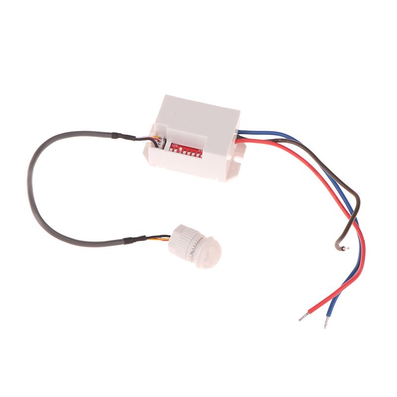 

1 шт. PIR-датчик 360 градусов Мини встраиваемый PIR-датчик присутствия/движения Потолочный датчик Детектор Выключатель света для дома, отеля 110-240V