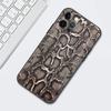 Pink Leather Snake Pattern Cell Phone Case For iPhone 11 13 7 8 Plus XR 12 Pro Max X 6 6s XS 12 Mini 5 SE Cover Black Soft Coque