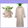 Fantasia Cosplay de Bebê Yoda Estrela Roupa de Palco para Halloween