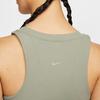 Nike Nk Inf Df Tank Wd Rib Solid Color Pullover Round Neck Sports Vest Women Tops Brown HF2766320