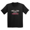 Transylvania University Pioneers Primary Logo - College Youth T-Shirt - Black