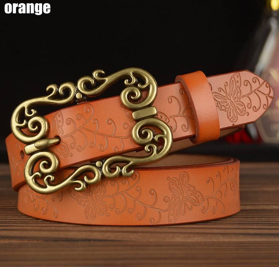 Women's Leather Belts Fashion Belts Ladies Female Brand Waistband New Leather Belt for Women