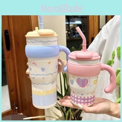 Giant Insulated Travel Mug With Handle For Office And Outdoor Use