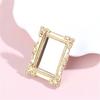 Furniture Miniature Mirror Mirror Doll Wall Room 1/12 Dollhouse House Mirror Miniature Frame Accessories