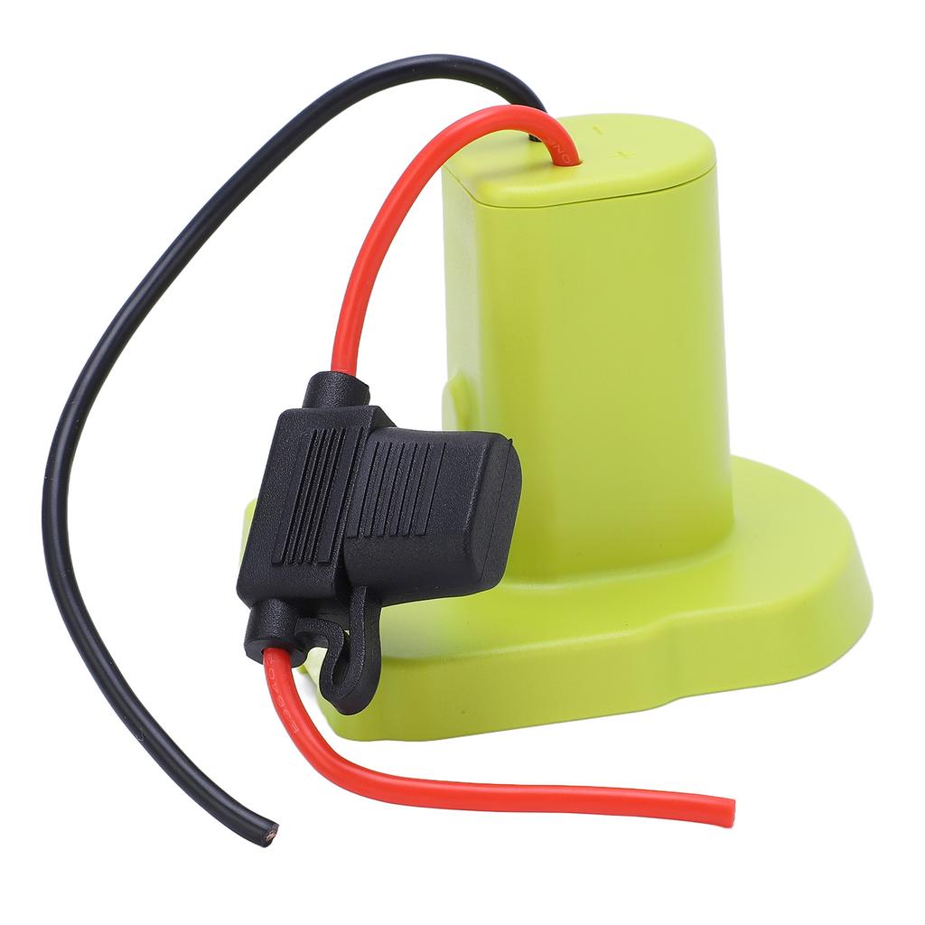 Batterieadapter für Ryobi One+ 18V mit 2 Stück Sicherung 14AWG Kabel Stromwandler für DIY Roboter Spielzeug