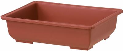 Yamato Plastic Rectangular Bonsai Size 293 X 208 X 76cm Brown Pot, 10, H, (Matte)