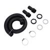 Rain Barrel Hose Connector Kit 39.4 Inch Plastic Rain Barrel Diverter Linking Kit for Rainwater