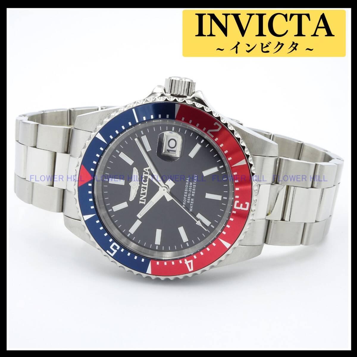 Used INVICTA Watch Men s Automatic Pro Diver Pepsi Bezel PRO DIVER 36783 Metal Band Back Skeleton New/Free Shipping
