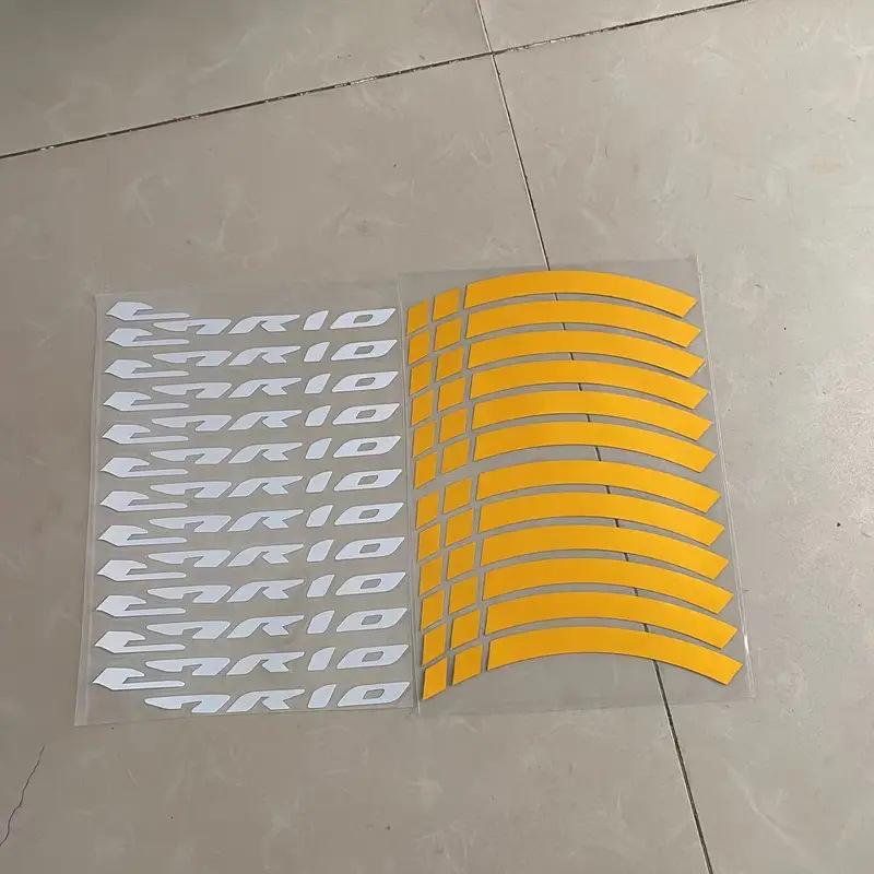 For VARIO Motorcycle 14 Inch Wheel Reflective Sticker Waterproof Personality Creative Color Warning Sticker
