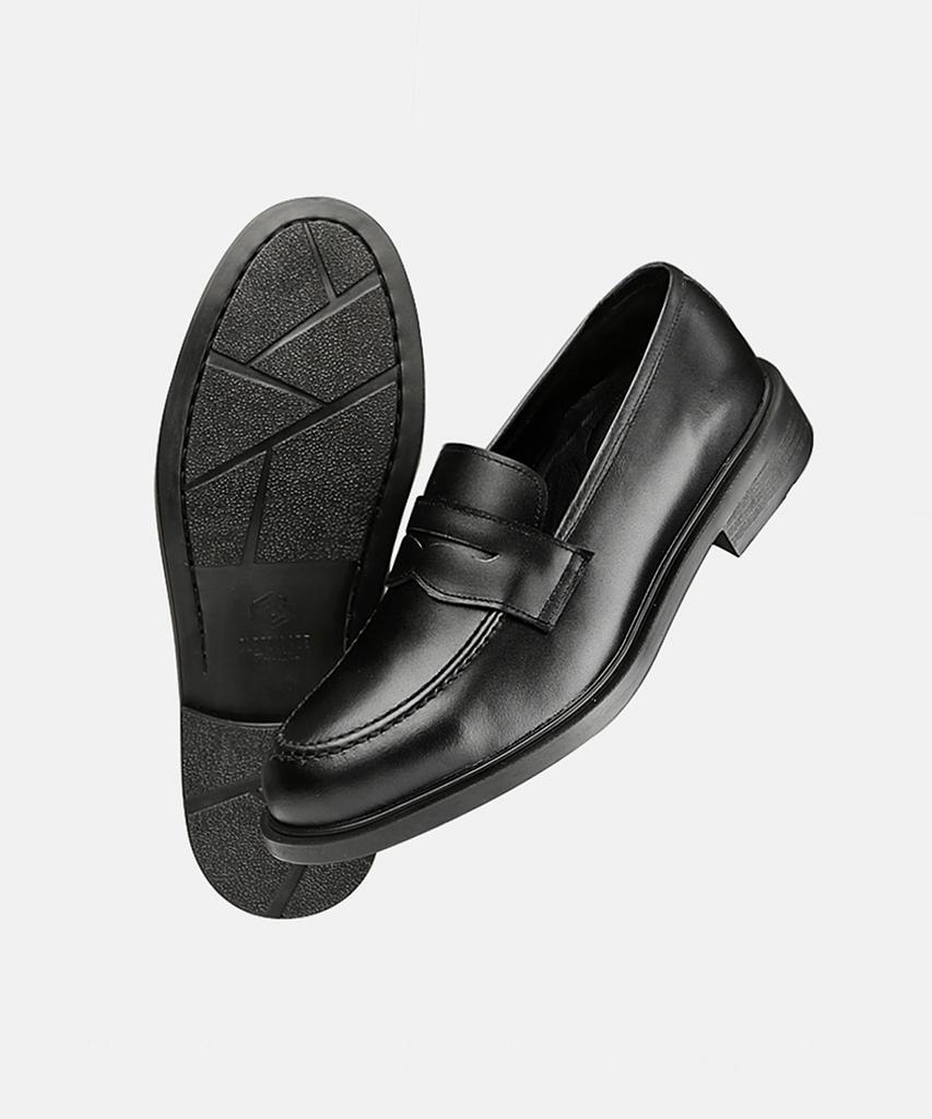 Customade Foden Cowhide Easy Light Penny Loafers 4Cm (Cr0038Bk)