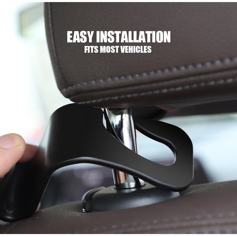 Car Sticker Hub Caps 2Pcs Car Seat Back Hooks Auto Accessories For Volkswagen VW RLine R Golf Amarok T5 ID3 Tiguan T-Cross Polo EA1