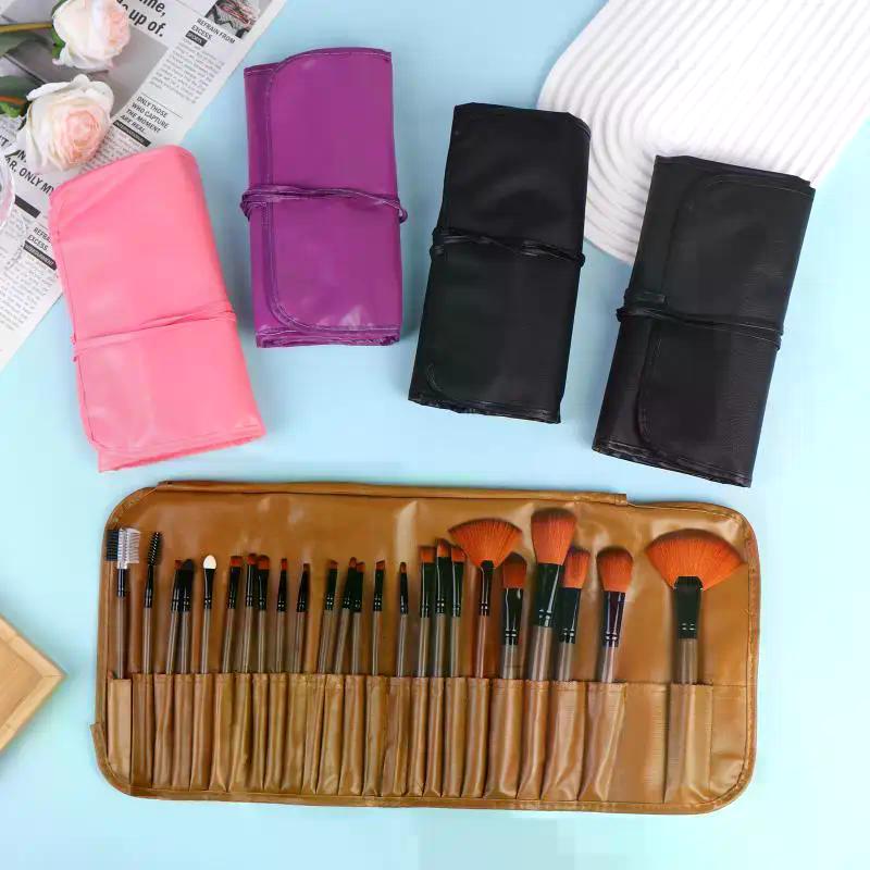 24pcs Makeup Brush Sets Professional Cosmetics Brushes Eyebrow Powder Foundation Shadows Pinceaux Make Up Tools With Storage Bag