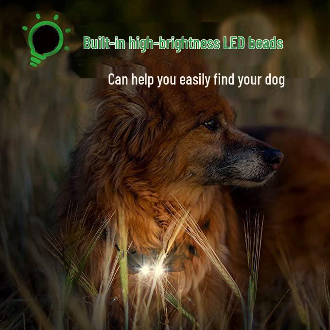 Rechargeable Remote Dog Training Collar, Waterproof Bark Stop Device, 800m Range, Automatic Shock Correction.