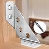 20PCS Stainless Steel Multi-functional Corner Code 90-degree Right-angle Cabinet Reinforcement Accessory Three-sided Fixator