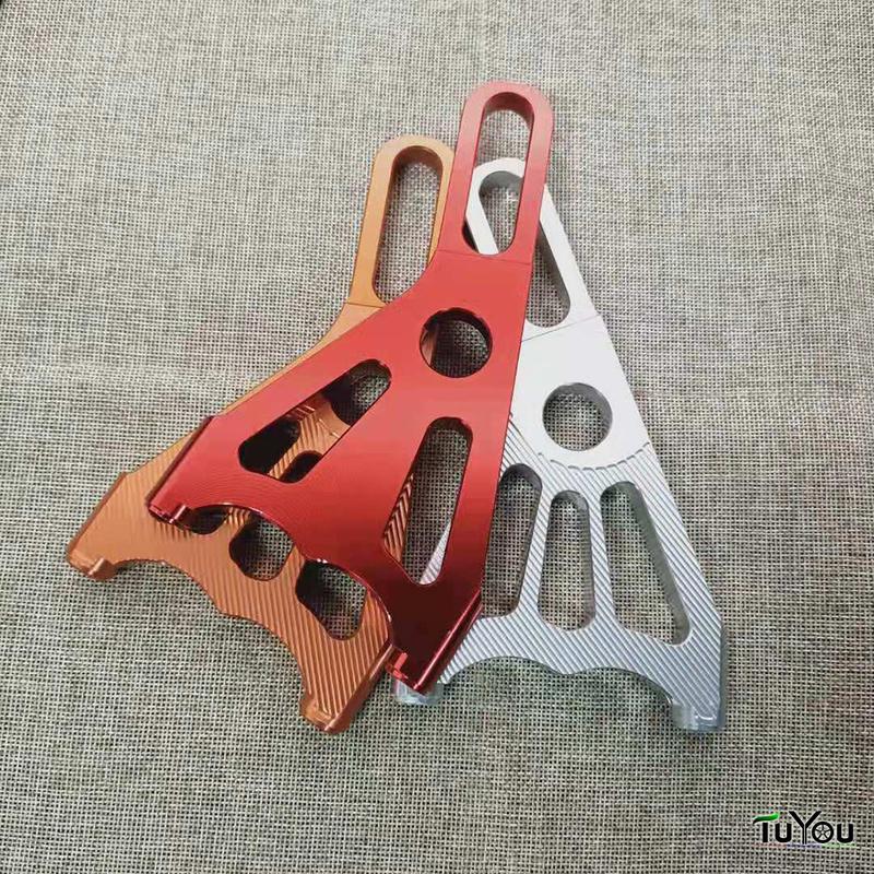 Universal CNC Motorcycle Front Brake Caliper Bracket Adapter For 200/220mm Brake Disc Rpm Adelin Frando 82mm Brake Caliper