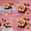 Soft Panda Plush Toy With Heart Eyebrows For Children And Gift Giving