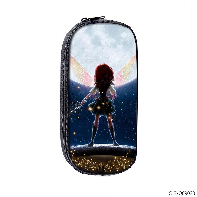 Wonderful Fairy Girls Multifunctional Large Capacity Pencil Case Fashion Trend Bag