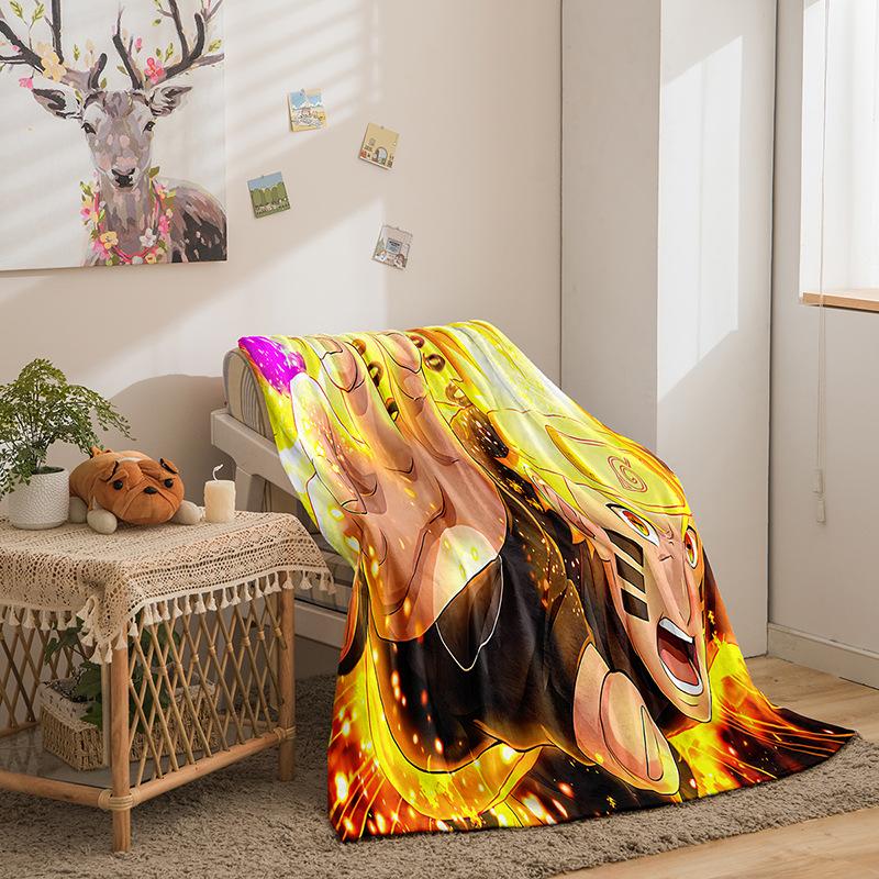 Animation Hokage Serie Flanelldecke 3D-Druck Sofadecke Verdickte Decke
