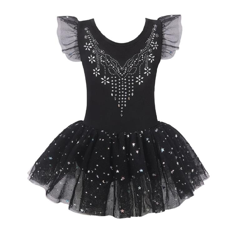 Ballet Performances Wear Leotard Comfortable Girls Dance Dress Glittering Sequins for Childrens Dance Gymnastics