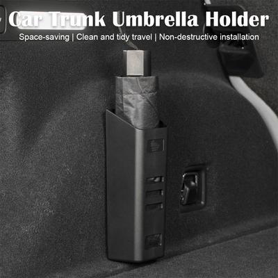 Universal Car Umbrella Holder Storage Box Trunk Waterproof Rain Organizer Vehicle Interior Accessory for SUV Sedan Hatchback