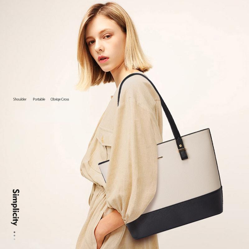 Großvolumige Messenger-Tasche, Damen-Umhängetasche, Handtasche, Geldbörse und Geldbörsen-Set, Damen-Einkaufstasche, Tramp-Geldbörse, dreiteiliges Set