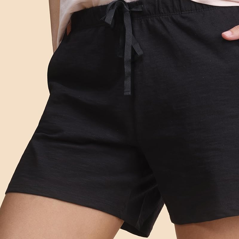 Enamor E062 Basic Cotton Shorts M чёрный