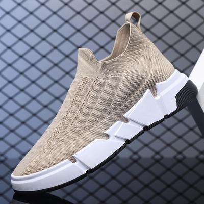 Foreign Trade Spring New Men's Shoes Mesh Breathable and Lightweight Men's Sports and Leisure Shoes One Foot Lazy Shoes