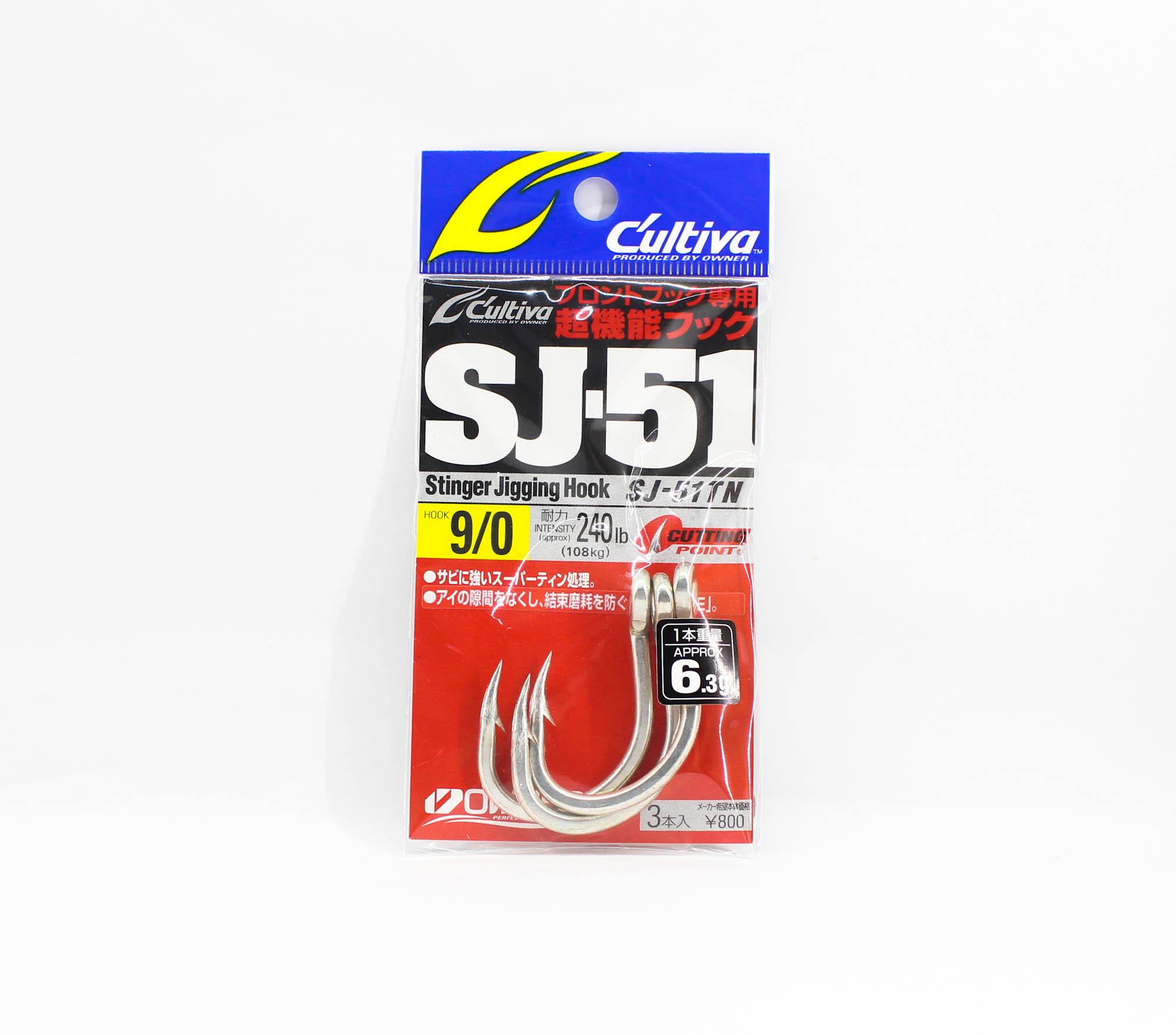 

Крючок для джиггинга Owner SJ-51 TN Stinger, размер 9/0 (0532)
