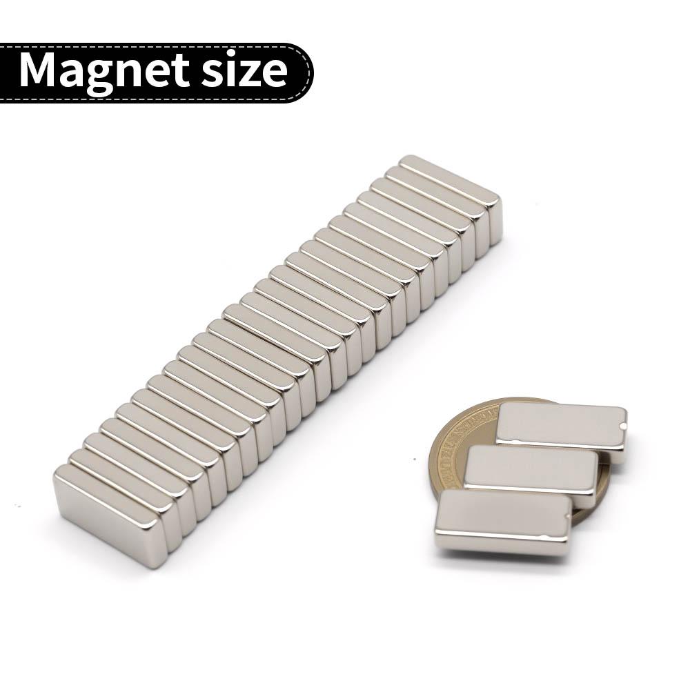 20x10x4mm Super Strong Block Magnet N35 NdfeB Permanent Magnetic Imanes Powerful Neodymium Magnets Refrigerator Magnet