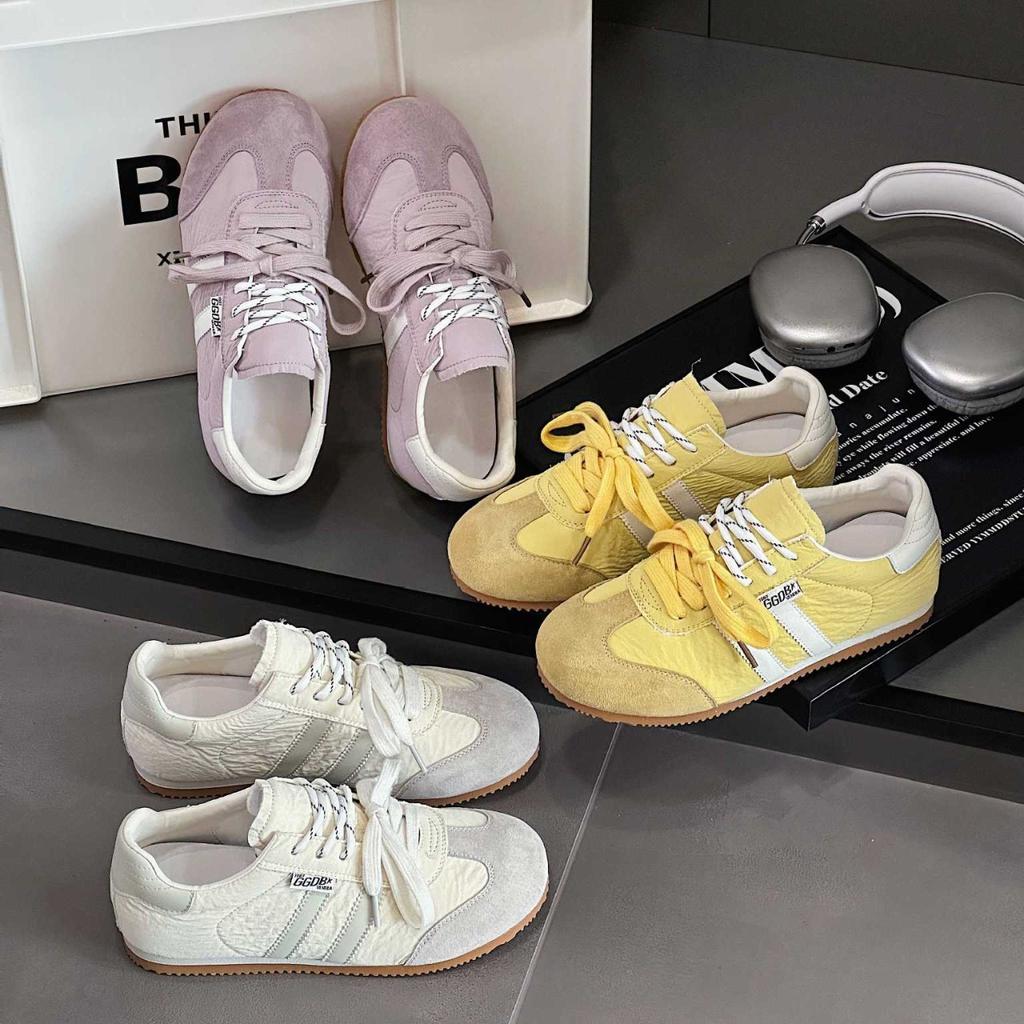 Leather soft-soled Forrest Gump shoes women's 2025 spring new flat-soled comfortable and versatile lightweight casual sports jogging shoes