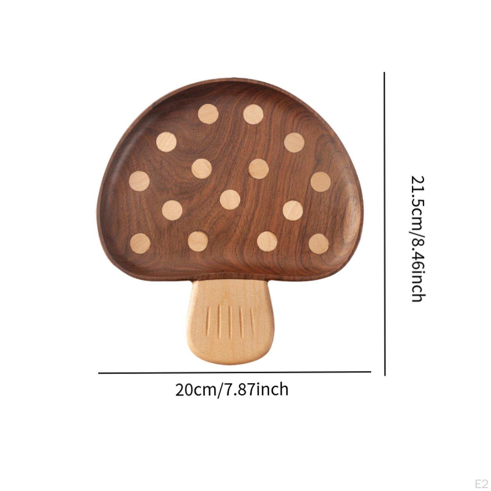 Деревянная десертная тарелка — фото 3